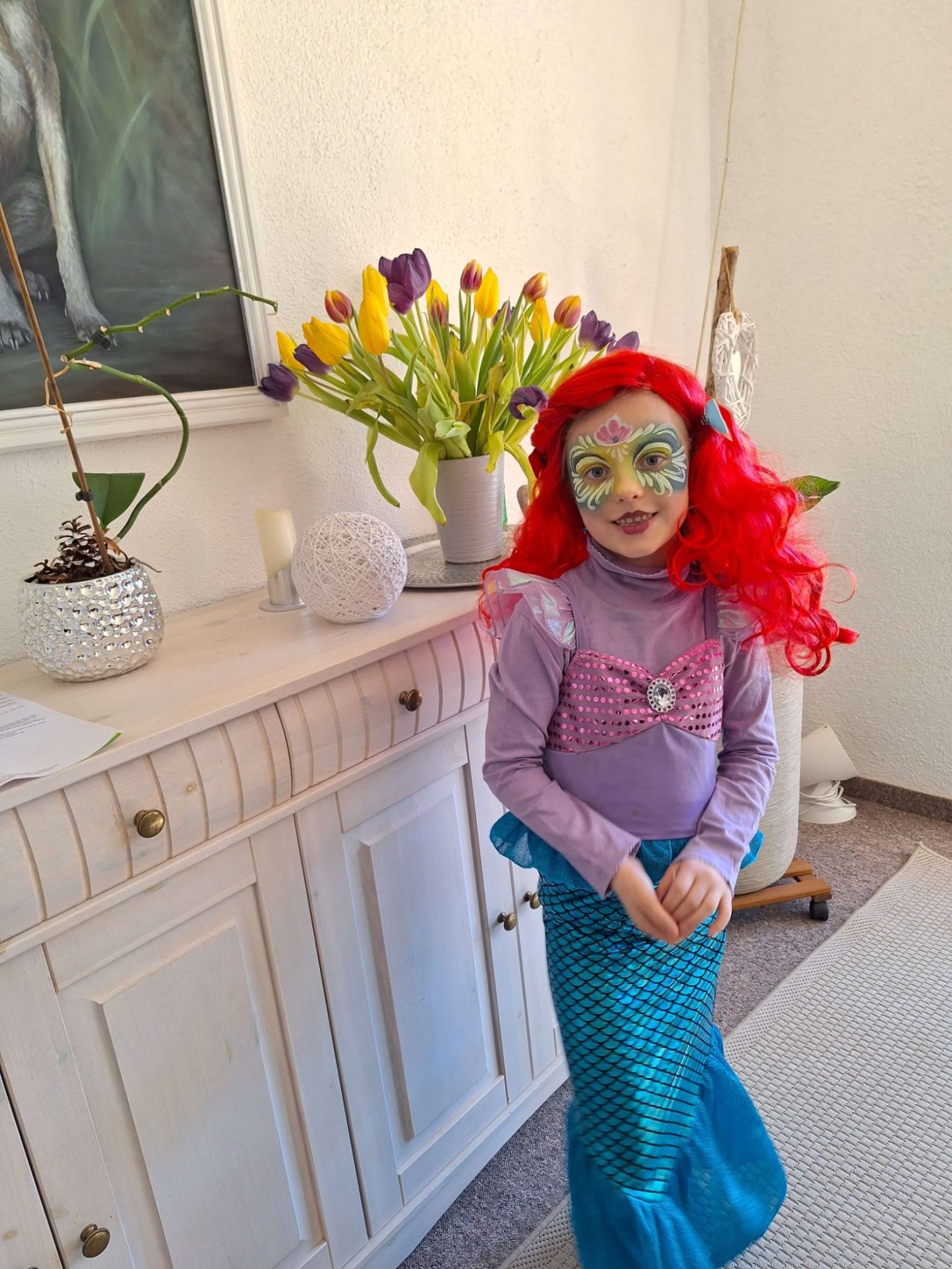 Arielle – Verwandlung mit Farbe und Fantasie