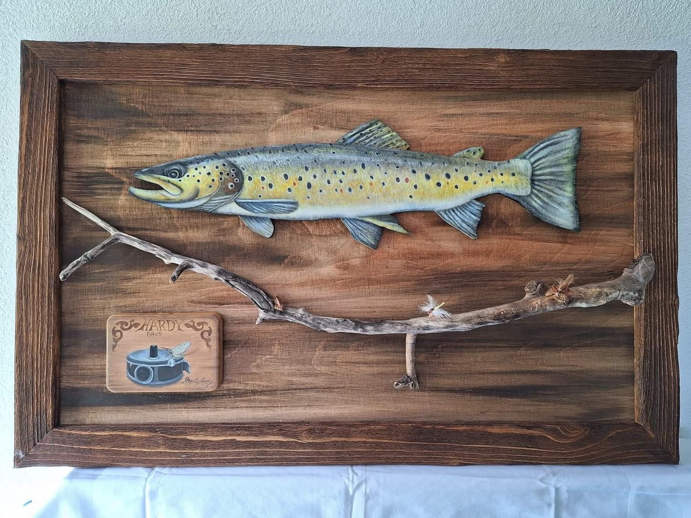 Bachforelle mit Fliegendose 2