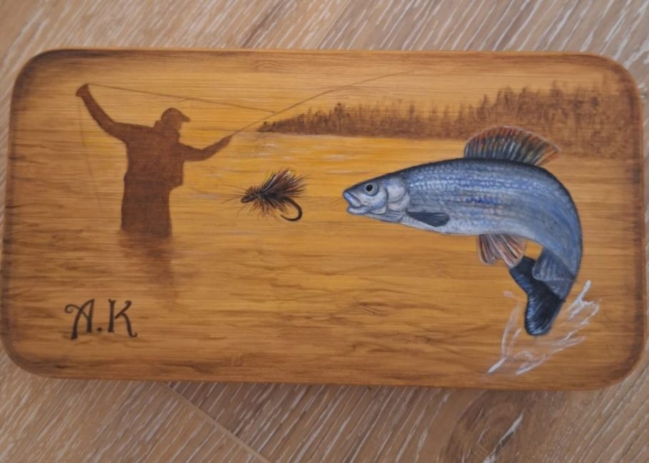 Äsche - Fischerszene