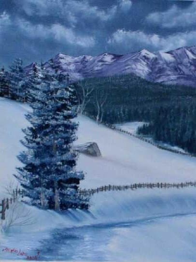 Winterpfad zur Stille (Auftragsarbeit)