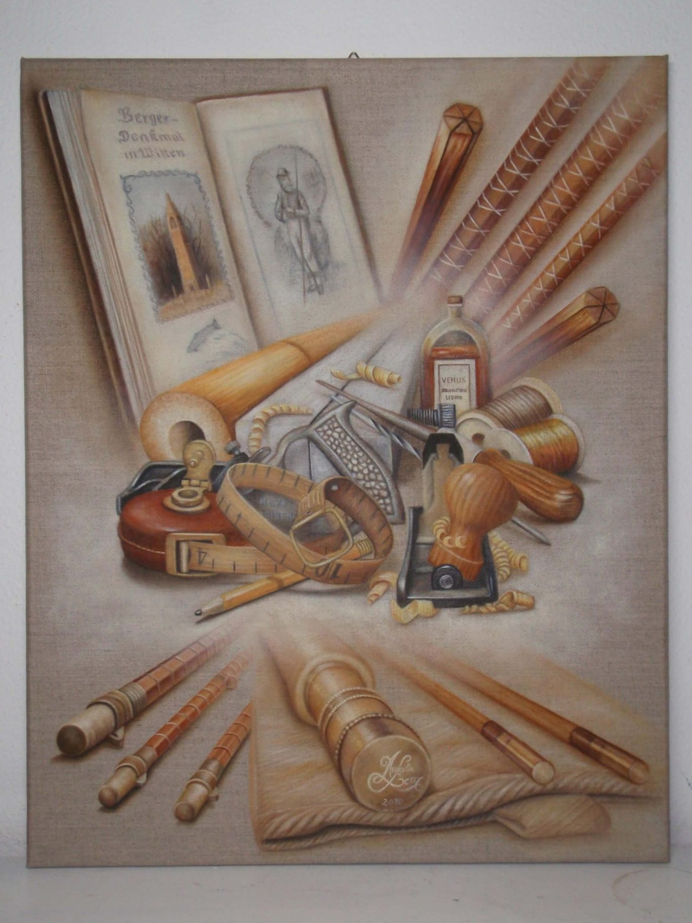 Stillleben – Rutenbauerausrüstung